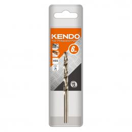KENDO-10206004-ดอกสว่านเจาะเหล็กสีเงิน-6-0-×-93mm